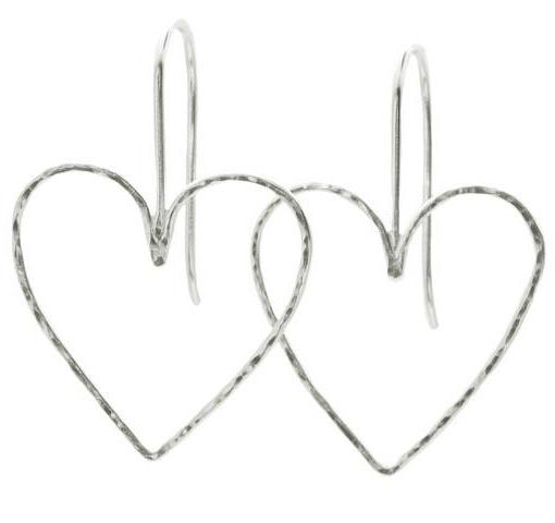 Caru Heart Earrings by Beryllina