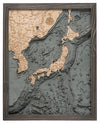 Japan Wood Chart Map