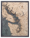 Salish Sea Wood Chart Map