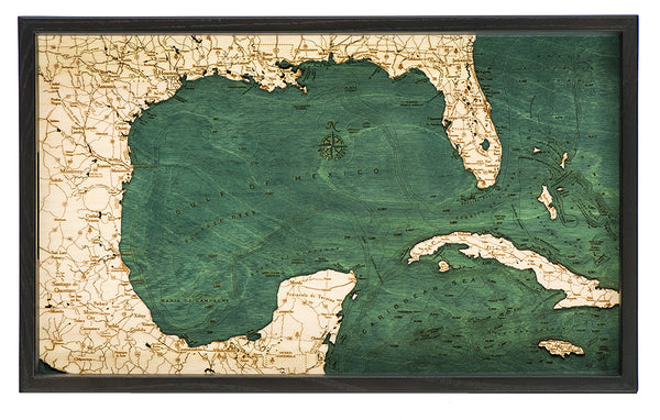 Gulf of Mexico Serving Tray
