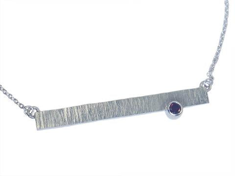Garnet Strata Necklace by Beryllina