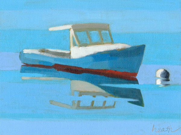Blue Boat Sketch