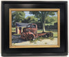 Original Oil Painting by Robert Abele - Farm Truck