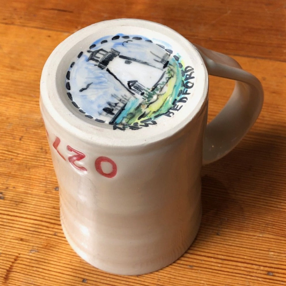 Hand Painted Zip Code Mugs