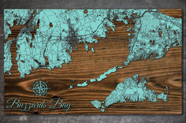 Buzzard's Bay Map - Large