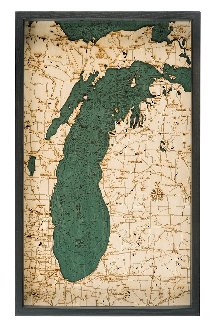 Lake Michigan Serving Tray