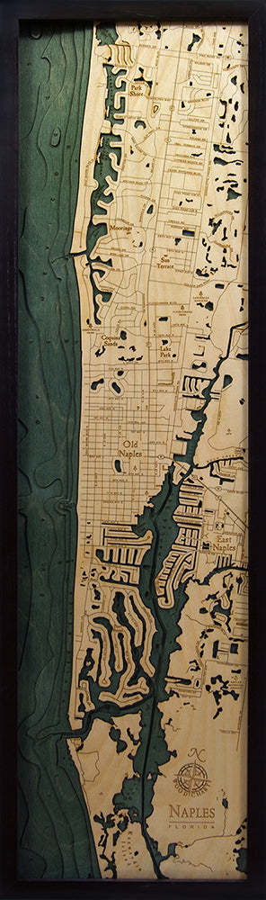 Naples Wood Chart Map