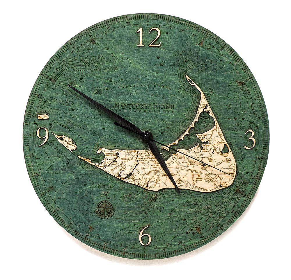 Nantucket Island Wall Clock