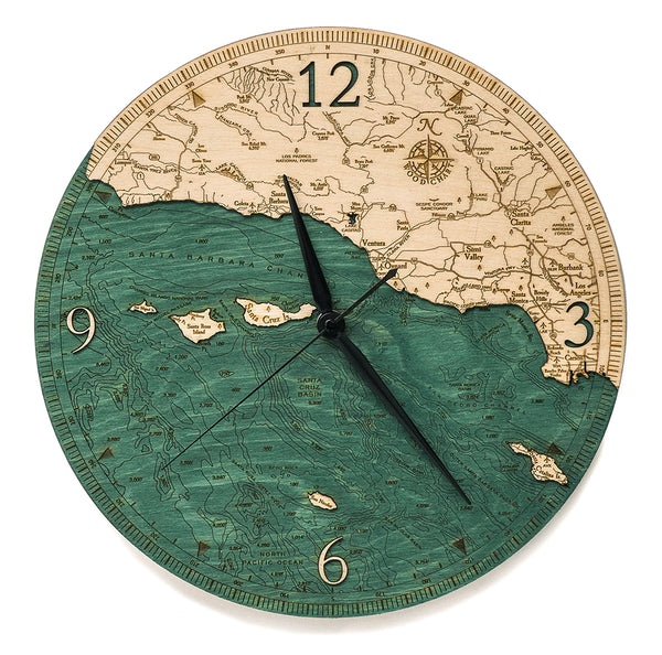 Santa Barbara/Channel Islands Wall Clock