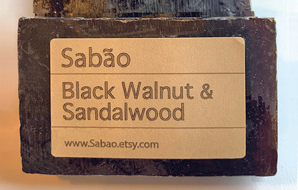 Sabao Blackwalnut and Sandalwood Soap