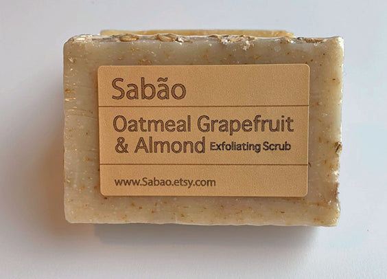Sabao Oatmeal, Grapefruit and Almond Soap