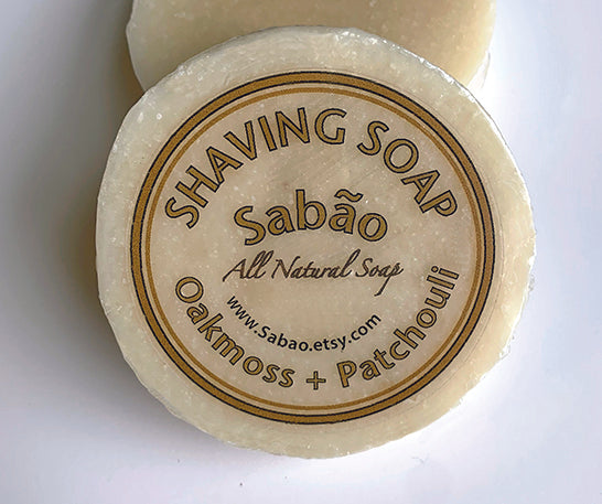Sabao Oakmoss and Patchouli Shaving Soap