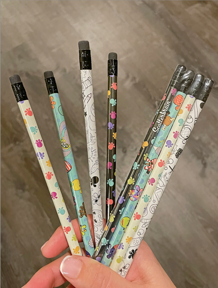 Scatterbrain Handmade Pencil 4 Pack, by Lisamarie Pearson