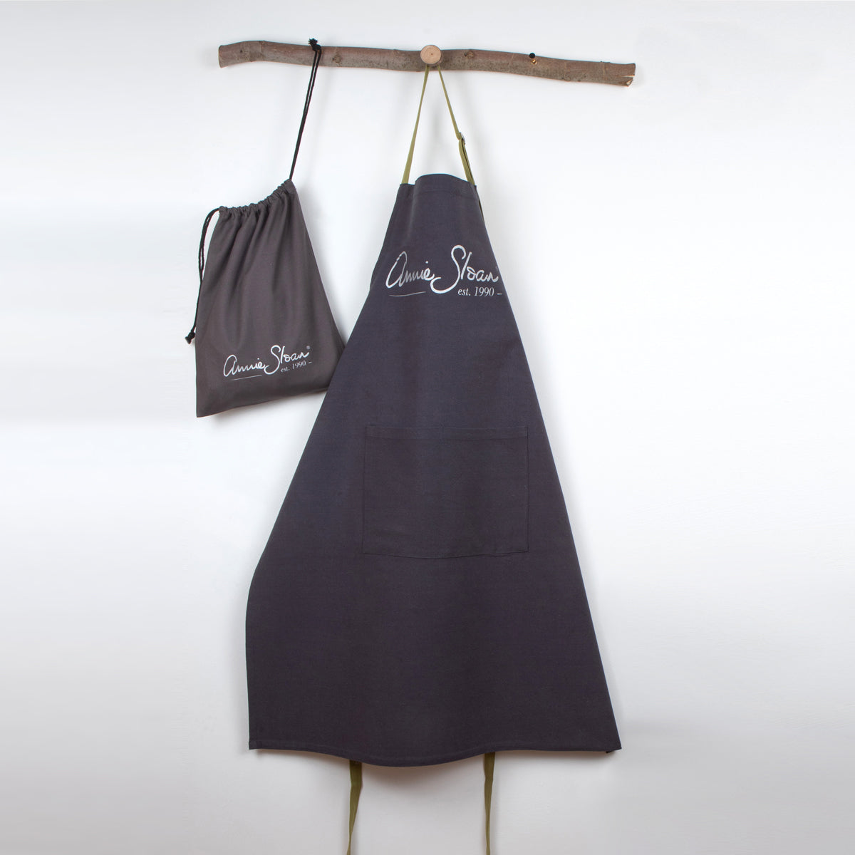 Annie Sloan Cotton Linen Apron with Tool Bag