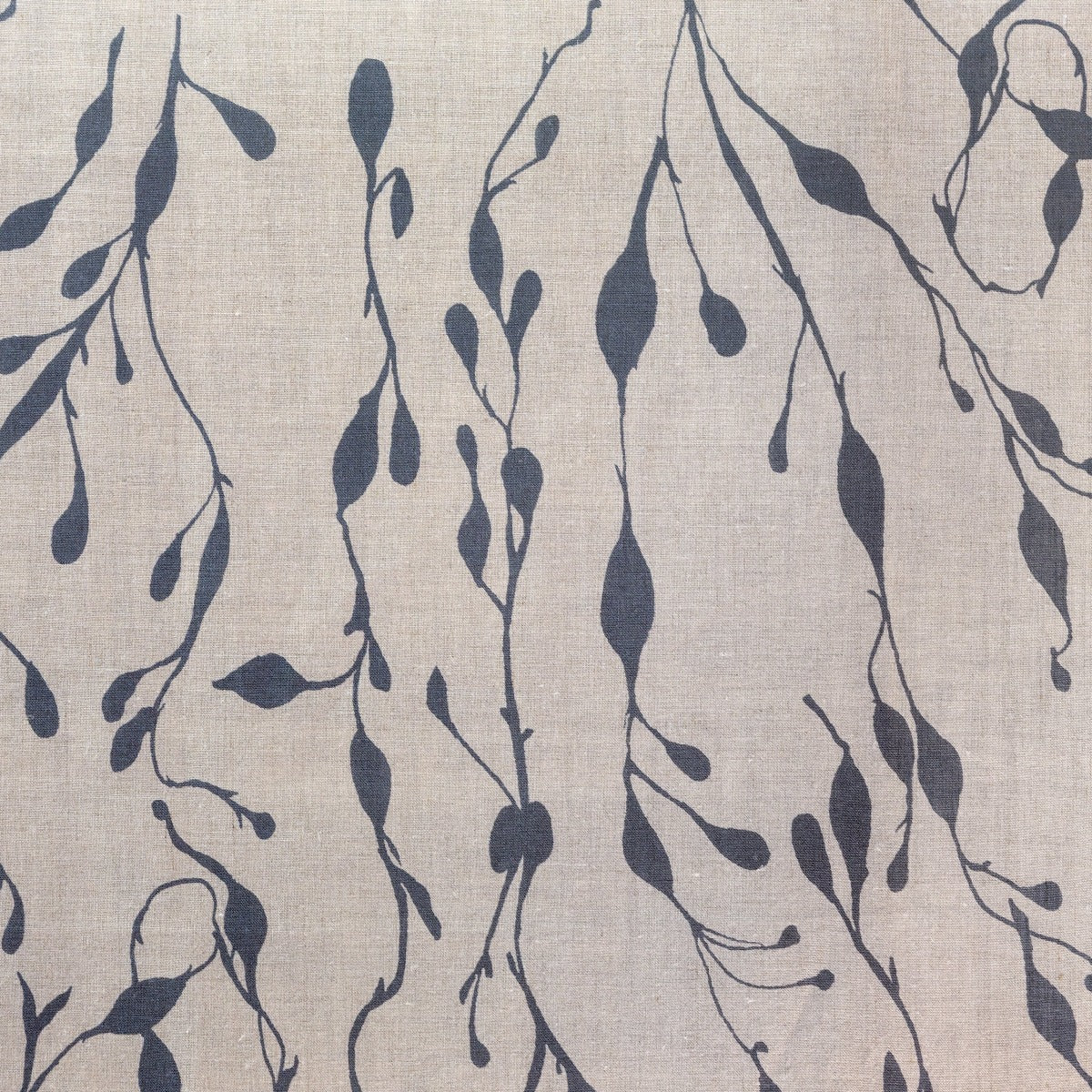 Sea Kelp Fabric, Natural Linen