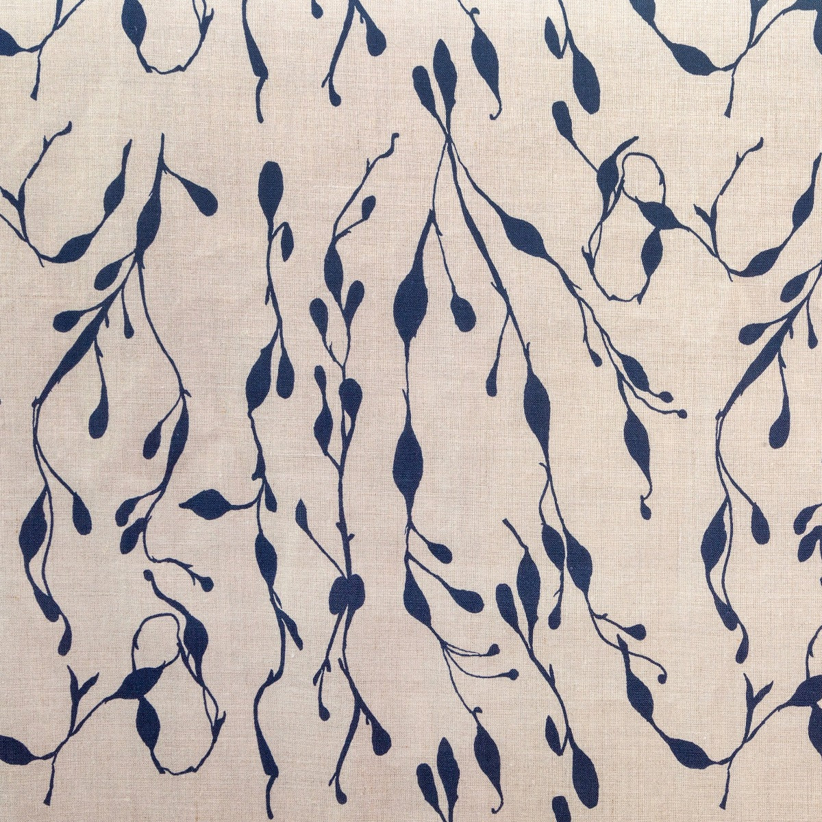Sea Kelp Fabric, Natural Linen