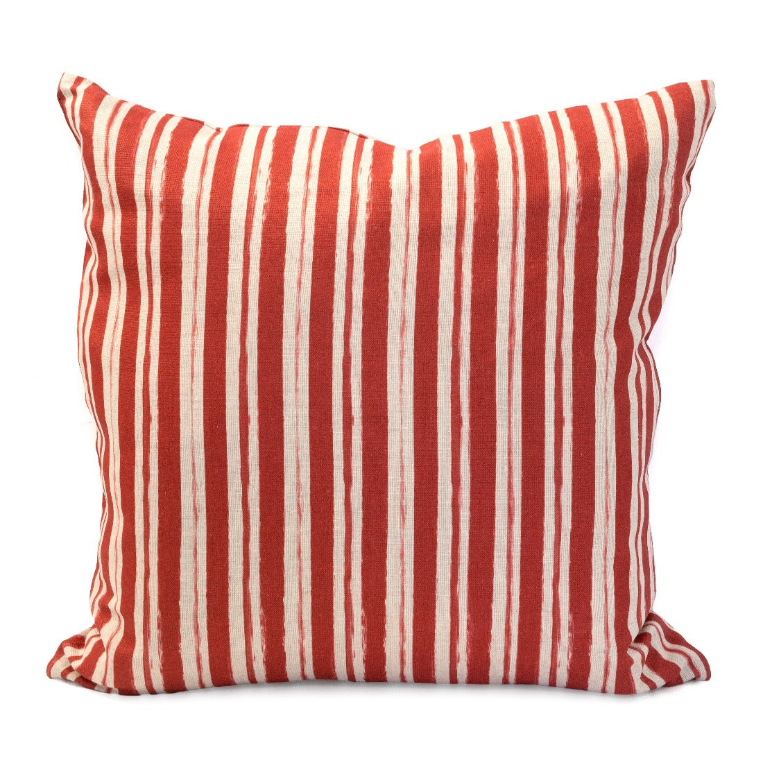 Painterly Stripe Pillow, Natural Linen