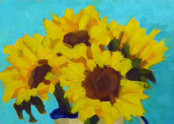 Sunflowers Not Card