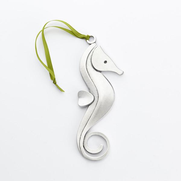 Pewter Ornament Seahorse