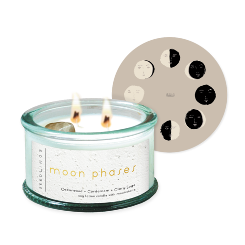 Moon Phases Candle - Positivity