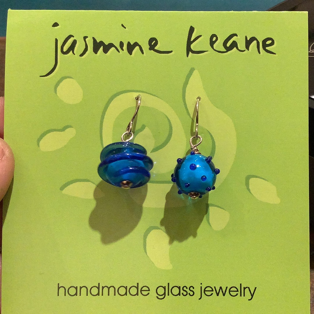 Jasmine Keane Single Glass Bead Drop Earring