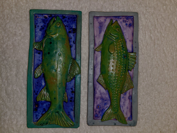 Whale Decorative Ceramic Tile 4” x 9”