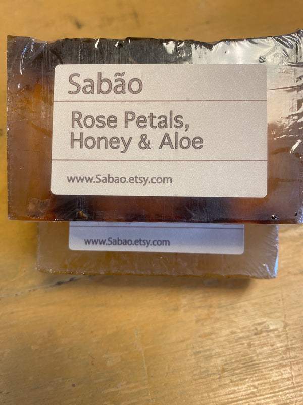 Sabão Rose Petals,Honey,and Aloe Soap