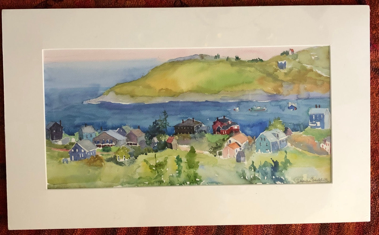 Monhegan, Sudduth Watercolor