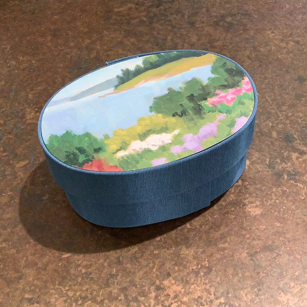 Seaside Garden Fabric Keepsake Box