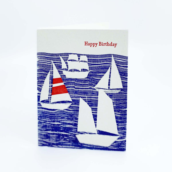 Sailboat Birthday Greeting Card