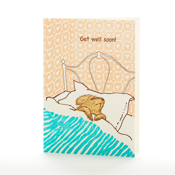 Get Well Dog Greeting Card