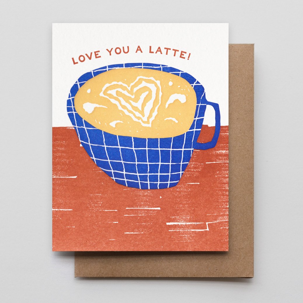 Love You a Latte Greeting Card