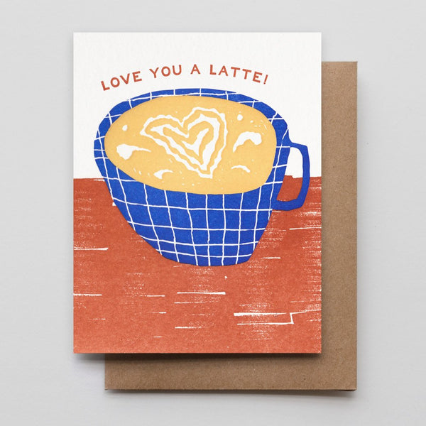 Love You a Latte Greeting Card