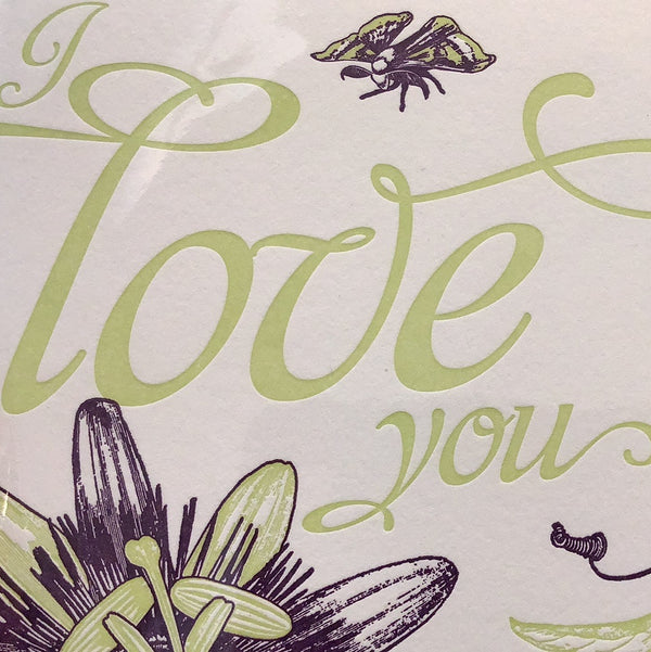 Passion Flower Love Greeting Card