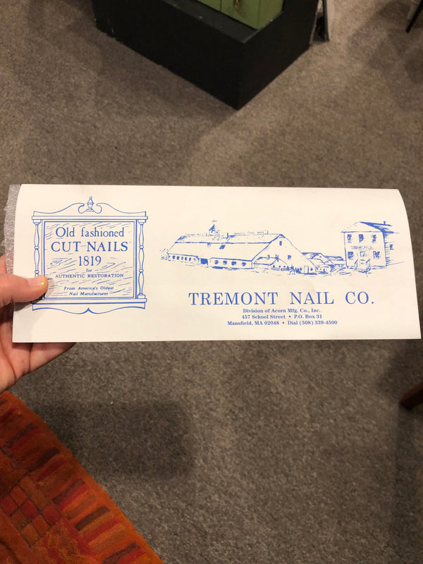 Sample Tremont Nail Set
