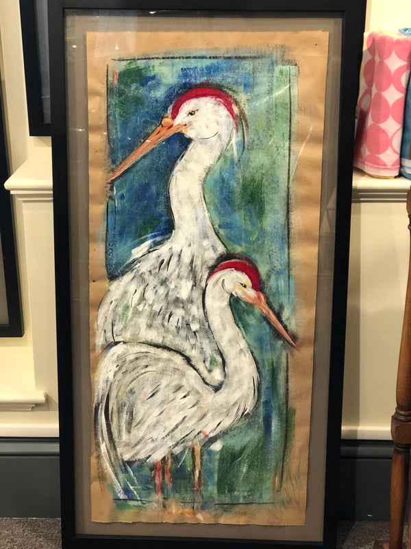 Cranes, Original Painting