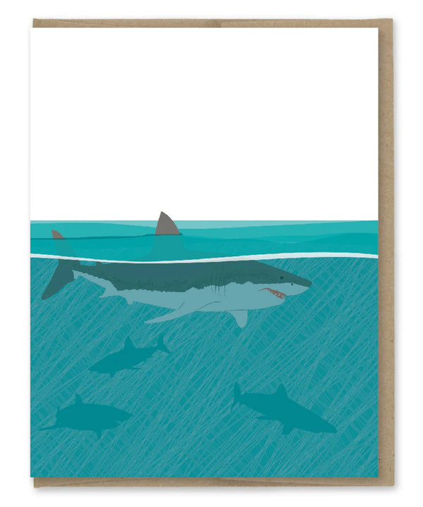 Sharks Greeting Card