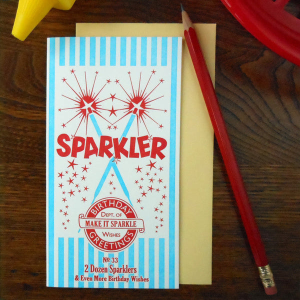 Birthday Sparklers Greeting Card