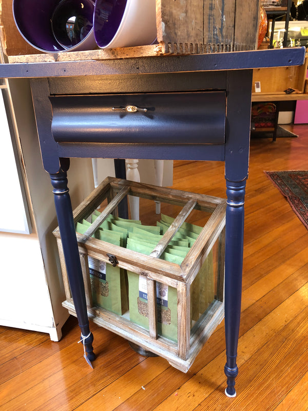 Painted Hale Navy Night Stand