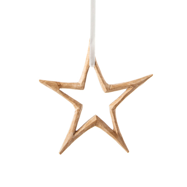 Wooden Star ornament - Small - by Mifuko