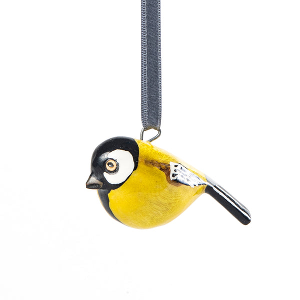 Great Tit Bird Ornament - by Mifuko