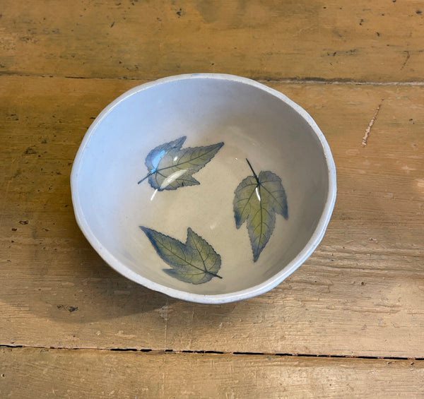 Flowering Maple Bowl by Amy Thurber