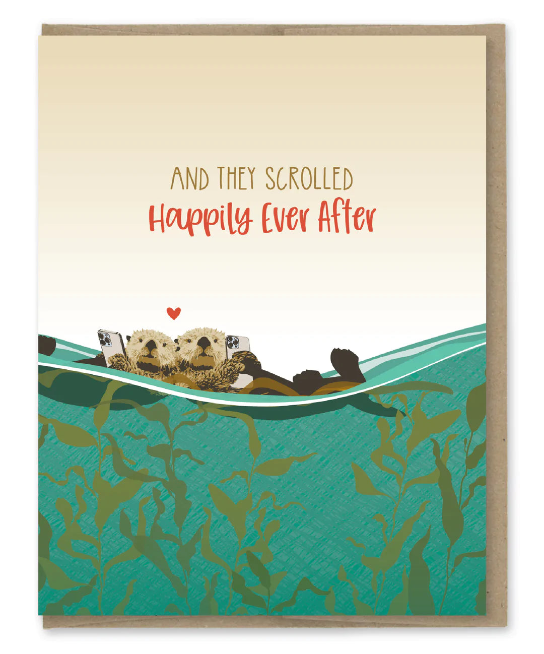 Scrolled Together Happily Ever After Greeting Card