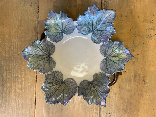 Handled Coral Bells Dish by Amy Thurber