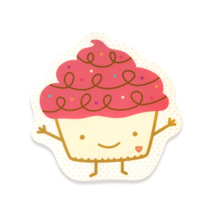 Cupcake sticker