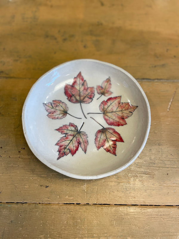 Red Maple Dish by Amy Thurber