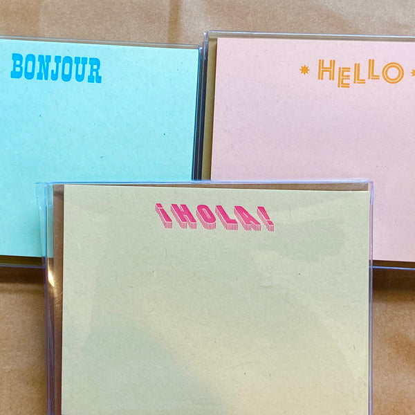 Hello- Boxed Set of Greeting Cards