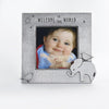 Pewter Welcome to the World Baby Picture Frame