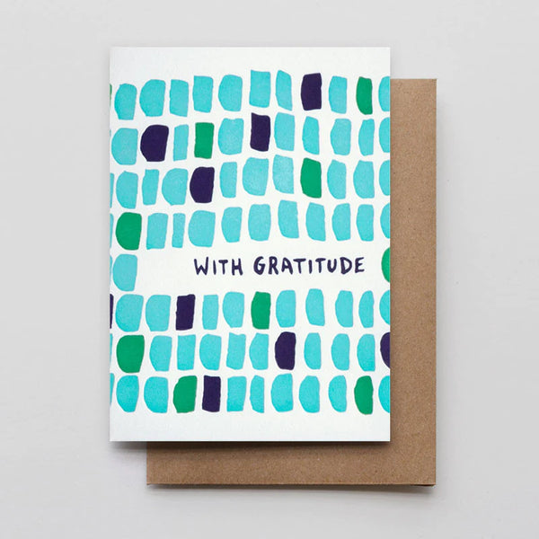Gratitude Cobblestone Greeting Card