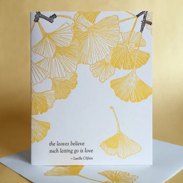 The Leaves Believe Greeting Card